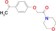 1-[4-(2-morpholin-4-yl-2-oxoethoxy)phenyl]ethanone