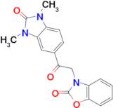 3-[2-(1,3-dimethyl-2-oxo-2,3-dihydro-1H-benzimidazol-5-yl)-2-oxoethyl]-1,3-benzoxazol-2(3H)-one