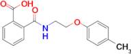 2-({[2-(4-methylphenoxy)ethyl]amino}carbonyl)benzoic acid