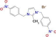 2-methyl-1,3-bis(4-nitrobenzyl)-1H-imidazol-3-ium bromide