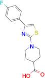 1-[4-(4-fluorophenyl)-1,3-thiazol-2-yl]piperidine-4-carboxylic acid