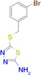 5-[(3-bromobenzyl)thio]-1,3,4-thiadiazol-2-amine