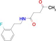 N-[2-(2-fluorophenyl)ethyl]-4-oxopentanamide