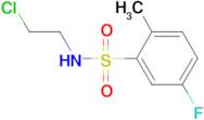 N-(2-chloroethyl)-5-fluoro-2-methylbenzenesulfonamide