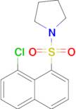 1-[(8-chloro-1-naphthyl)sulfonyl]pyrrolidine