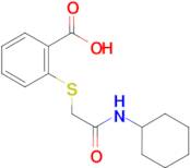 2-{[2-(cyclohexylamino)-2-oxoethyl]thio}benzoic acid