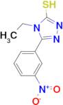 4-ethyl-5-(3-nitrophenyl)-4H-1,2,4-triazole-3-thiol