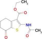 ethyl 2-(acetylamino)-7-oxo-4,5,6,7-tetrahydro-1-benzothiophene-3-carboxylate