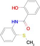 2-hydroxy-N-[2-(methylthio)phenyl]benzamide