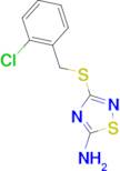 3-[(2-chlorobenzyl)thio]-1,2,4-thiadiazol-5-amine