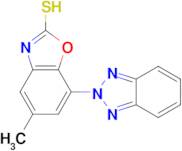 7-(2H-1,2,3-benzotriazol-2-yl)-5-methyl-1,3-benzoxazole-2-thiol
