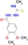 2-(3,4-dimethoxybenzoyl)-N-methylhydrazinecarbothioamide