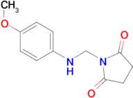 1-{[(4-methoxyphenyl)amino]methyl}pyrrolidine-2,5-dione