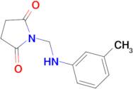 1-{[(3-methylphenyl)amino]methyl}pyrrolidine-2,5-dione