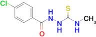 2-(4-chlorobenzoyl)-N-methylhydrazinecarbothioamide