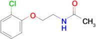 N-[2-(2-chlorophenoxy)ethyl]acetamide