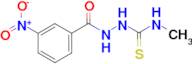 N-methyl-2-(3-nitrobenzoyl)hydrazinecarbothioamide