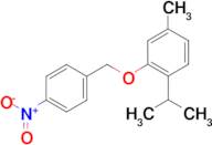 1-isopropyl-4-methyl-2-[(4-nitrobenzyl)oxy]benzene