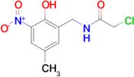 2-chloro-N-(2-hydroxy-5-methyl-3-nitrobenzyl)acetamide