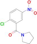 1-(2-chloro-5-nitrobenzoyl)pyrrolidine