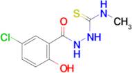 2-(5-chloro-2-hydroxybenzoyl)-N-methylhydrazinecarbothioamide