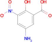 5-amino-2-hydroxy-3-nitrobenzoic acid