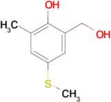 2-(hydroxymethyl)-6-methyl-4-(methylthio)phenol