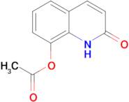 2-oxo-1,2-dihydroquinolin-8-yl acetate