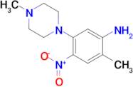 [2-methyl-5-(4-methylpiperazin-1-yl)-4-nitrophenyl]amine