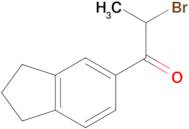 2-bromo-1-(2,3-dihydro-1H-inden-5-yl)propan-1-one