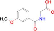 N-(3-methoxybenzoyl)glycine