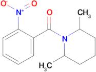 2,6-dimethyl-1-(2-nitrobenzoyl)piperidine