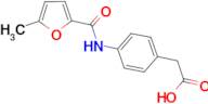 {4-[(5-methyl-2-furoyl)amino]phenyl}acetic acid