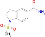 1-(methylsulfonyl)indoline-5-carboxamide