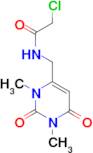 2-chloro-N-[(1,3-dimethyl-2,6-dioxo-1,2,3,6-tetrahydropyrimidin-4-yl)methyl]acetamide