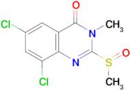 6,8-dichloro-3-methyl-2-(methylsulfinyl)quinazolin-4(3H)-one