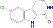 6-chloro-2,3,4,9-tetrahydro-1H-β-carbolin-1-one