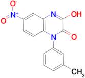 3-hydroxy-1-(3-methylphenyl)-6-nitroquinoxalin-2(1H)-one