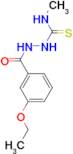 2-(3-ethoxybenzoyl)-N-methylhydrazinecarbothioamide