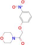 4-[(3-nitrophenoxy)acetyl]morpholine