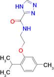 N-[2-(2-isopropyl-5-methylphenoxy)ethyl]-1H-1,2,4-triazole-3-carboxamide