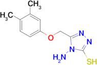 4-amino-5-[(3,4-dimethylphenoxy)methyl]-4H-1,2,4-triazole-3-thiol
