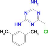 6-(chloromethyl)-N-(2,6-dimethylphenyl)-1,3,5-triazine-2,4-diamine