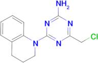 4-(chloromethyl)-6-(3,4-dihydroquinolin-1(2H)-yl)-1,3,5-triazin-2-amine