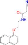2-cyano-N-[2-(1-naphthyloxy)ethyl]acetamide