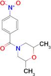 2,6-dimethyl-4-(4-nitrobenzoyl)morpholine