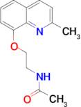 N-{2-[(2-methylquinolin-8-yl)oxy]ethyl}acetamide