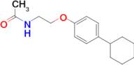 N-[2-(4-cyclohexylphenoxy)ethyl]acetamide