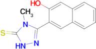 5-(3-hydroxy-2-naphthyl)-4-methyl-2,4-dihydro-3H-1,2,4-triazole-3-thione