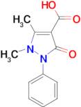 1,5-Dimethyl-3-oxo-2-phenyl-2,3-dihydro-1H-pyrazole-4-carboxylic acid